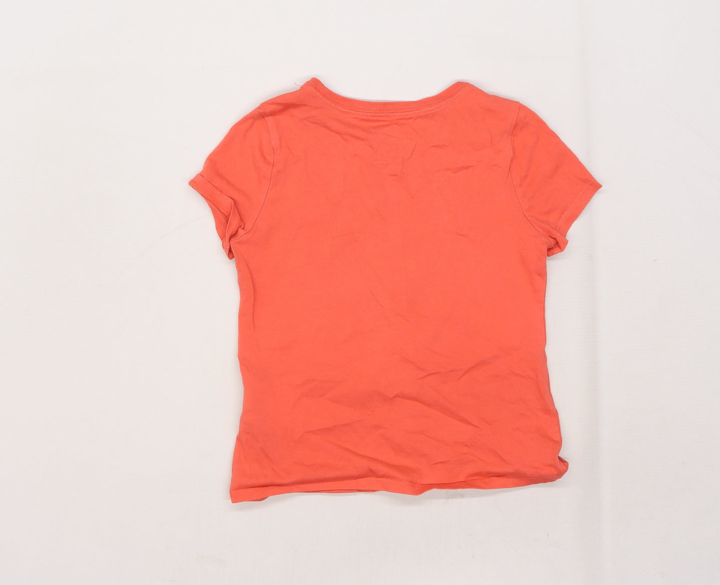 Nike Girls Pink   Basic T-Shirt Size 6-7 Years  - slogan