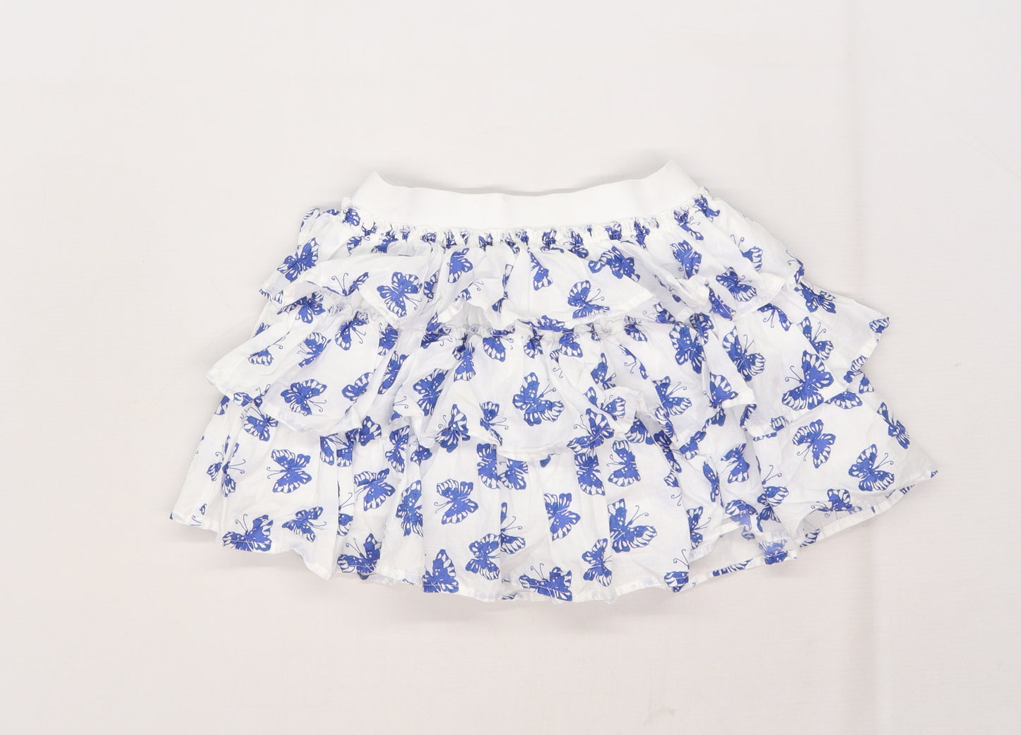 NEXT Girls White   Flare Skirt Size 6 Years - Butterfly