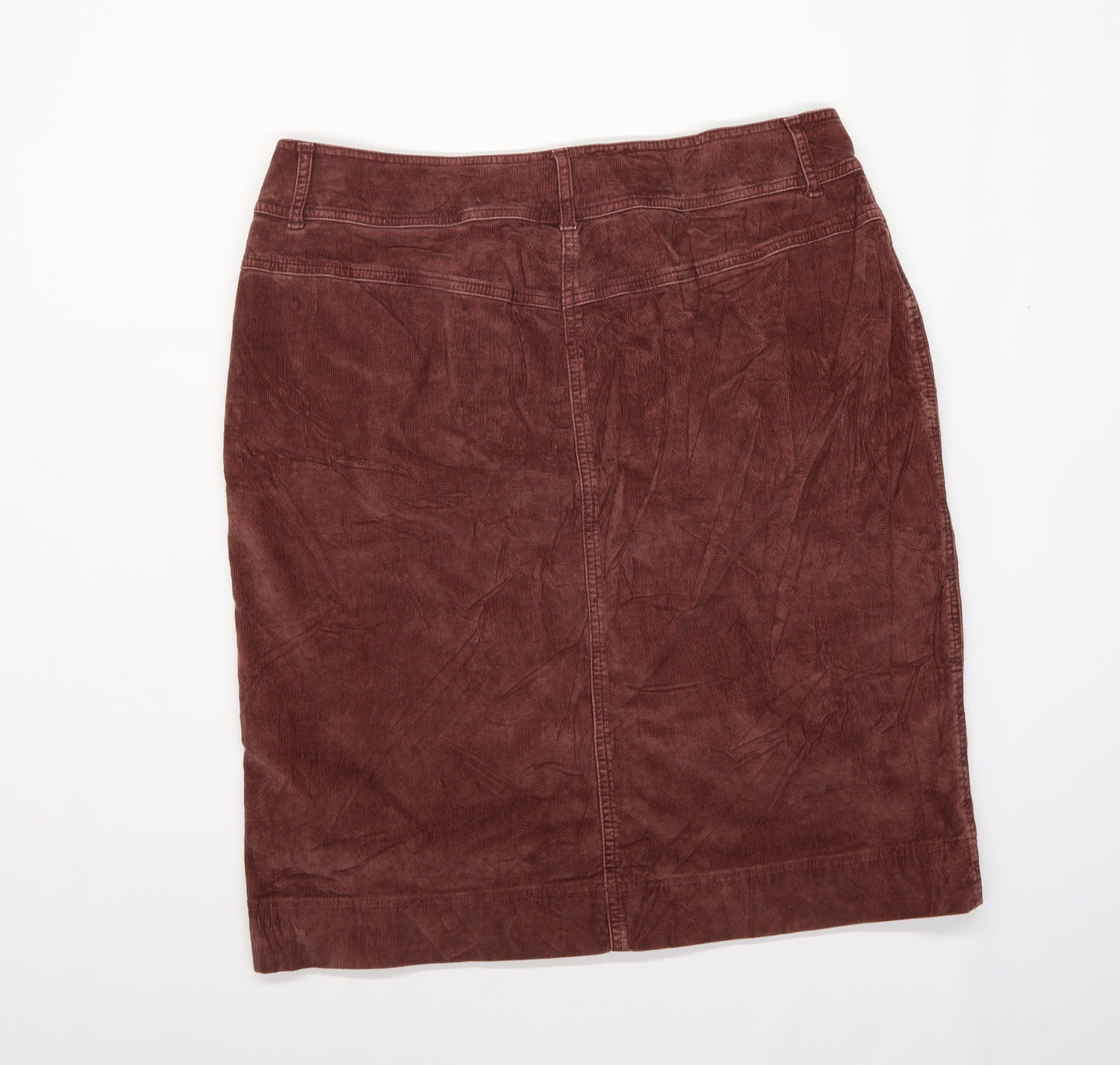 Poetry Womens Purple  Corduroy A-Line Skirt Size 14