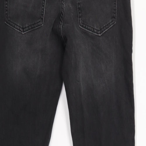 H&M Girls Black  Denim Straight Jeans Size 14-15 Years