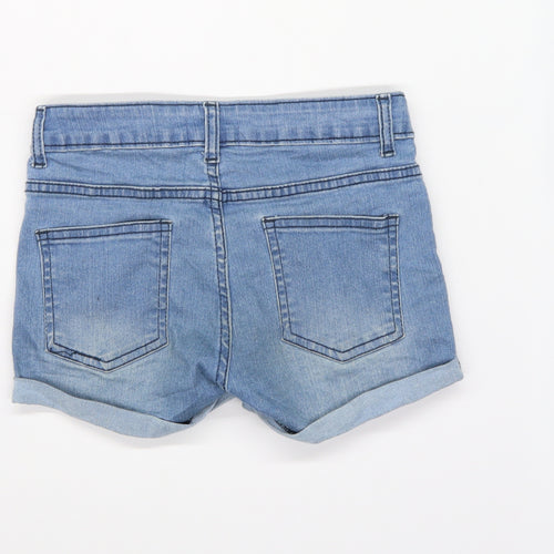 PinkApple Girls Blue  Denim Hot Pants Shorts Size 9-10 Years