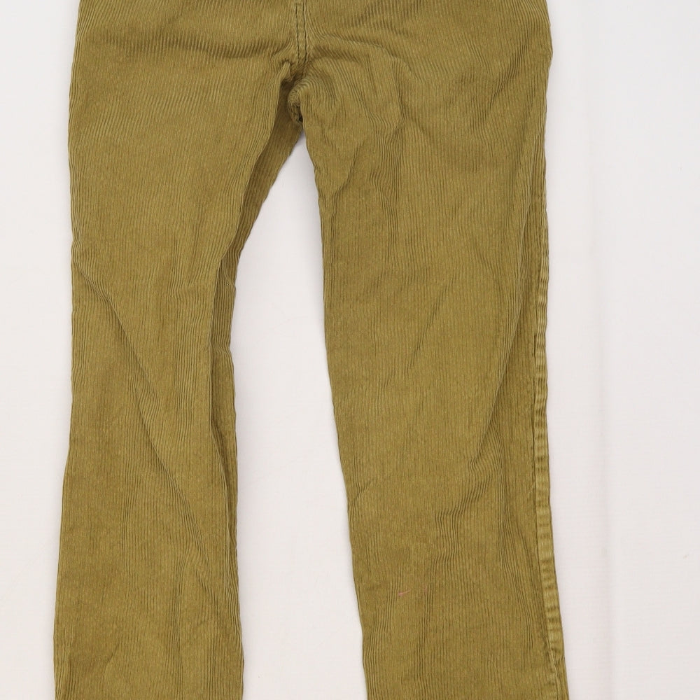 Mini Boden Boys Brown  Corduroy Chino Trousers Size 11 Years