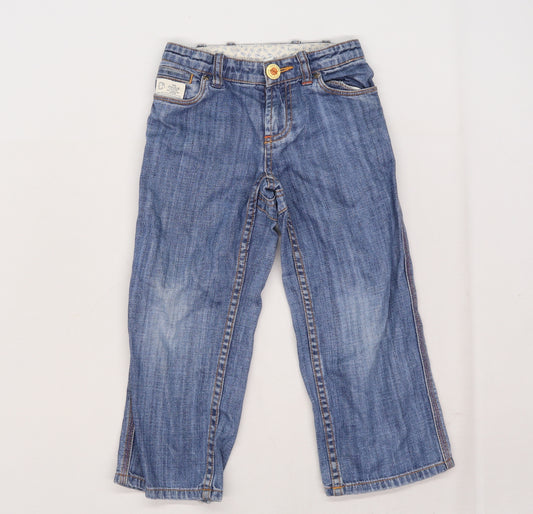 Joules Boys Blue  Denim Straight Jeans Size 4 Years