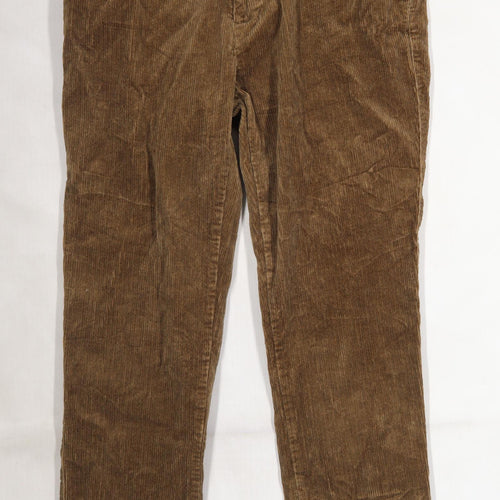 NEXT Mens Brown  Corduroy Straight Jeans Size 34 L28 in