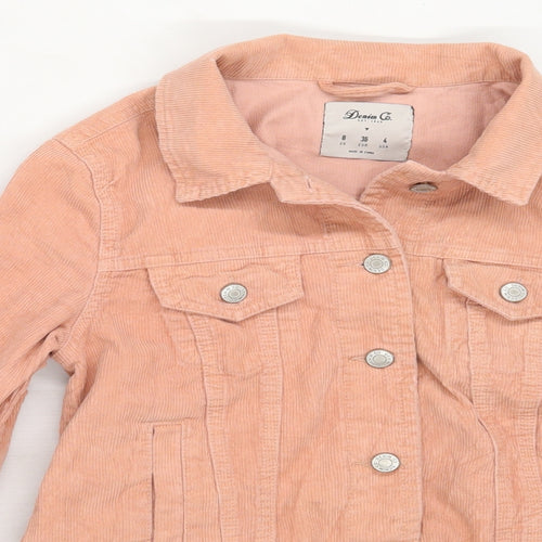 Denim Co Womens Pink  Corduroy Jacket  Size 8