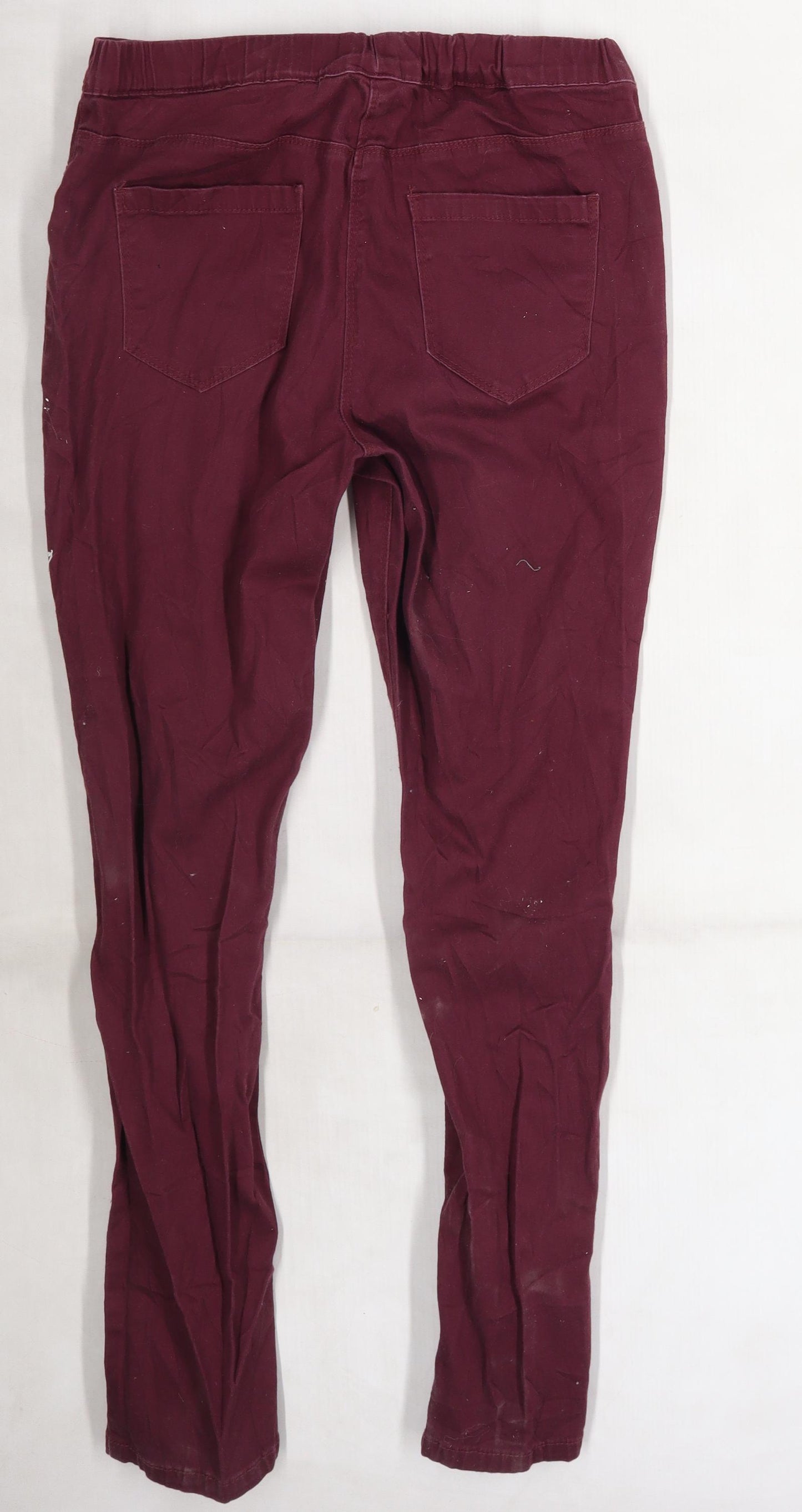 George Womens Purple  Denim Jegging Jeans Size 12 L27 in