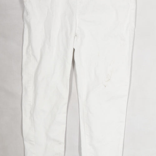 Preworn Womens White  Denim Skinny Jeans  L26 in