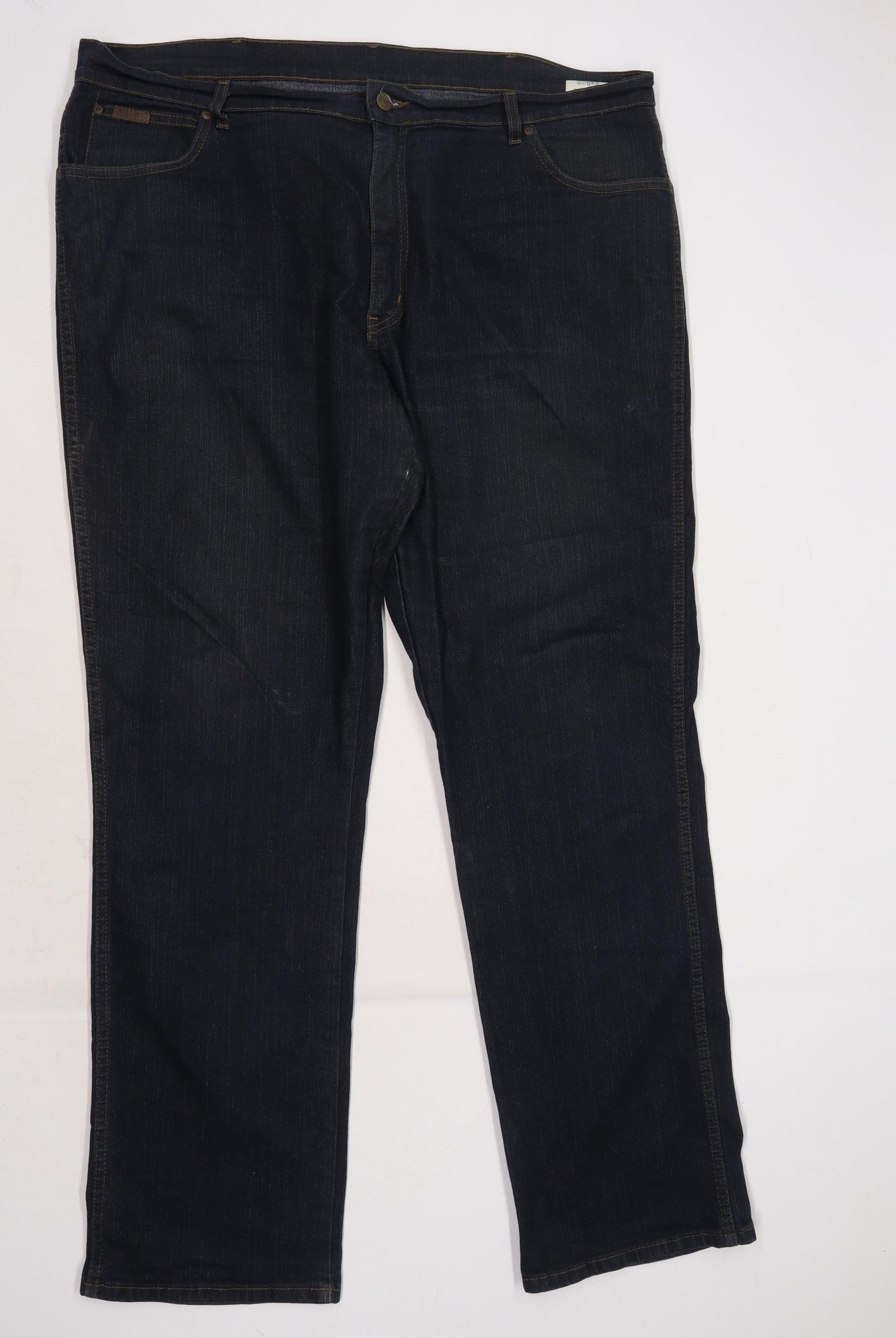 Wrangler Mens Blue  Denim Straight Jeans Size 44 L34 in