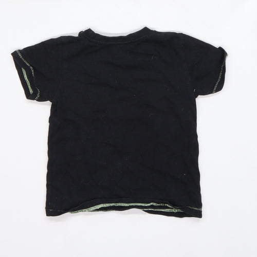 Primark Boys Black   Basic T-Shirt Size 24 Months
