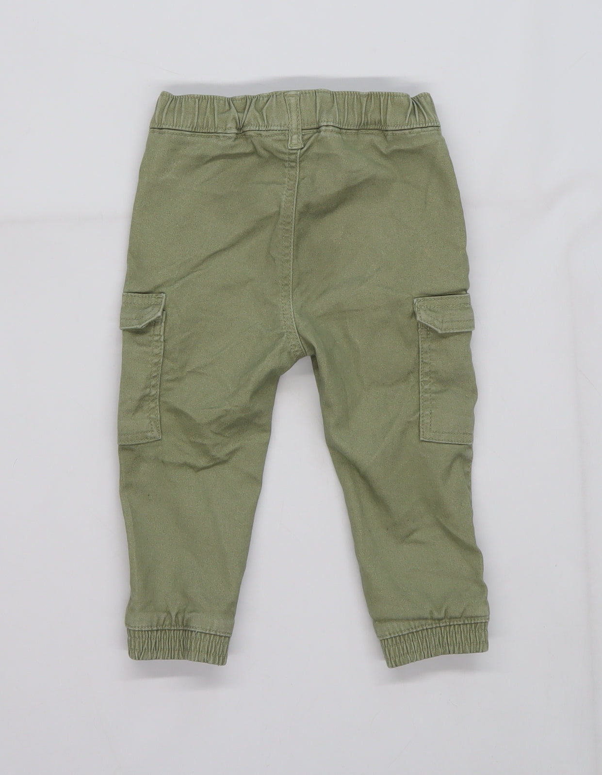 Nutmeg Boys Green  Denim Jogger Jeans Size 12-18 Months
