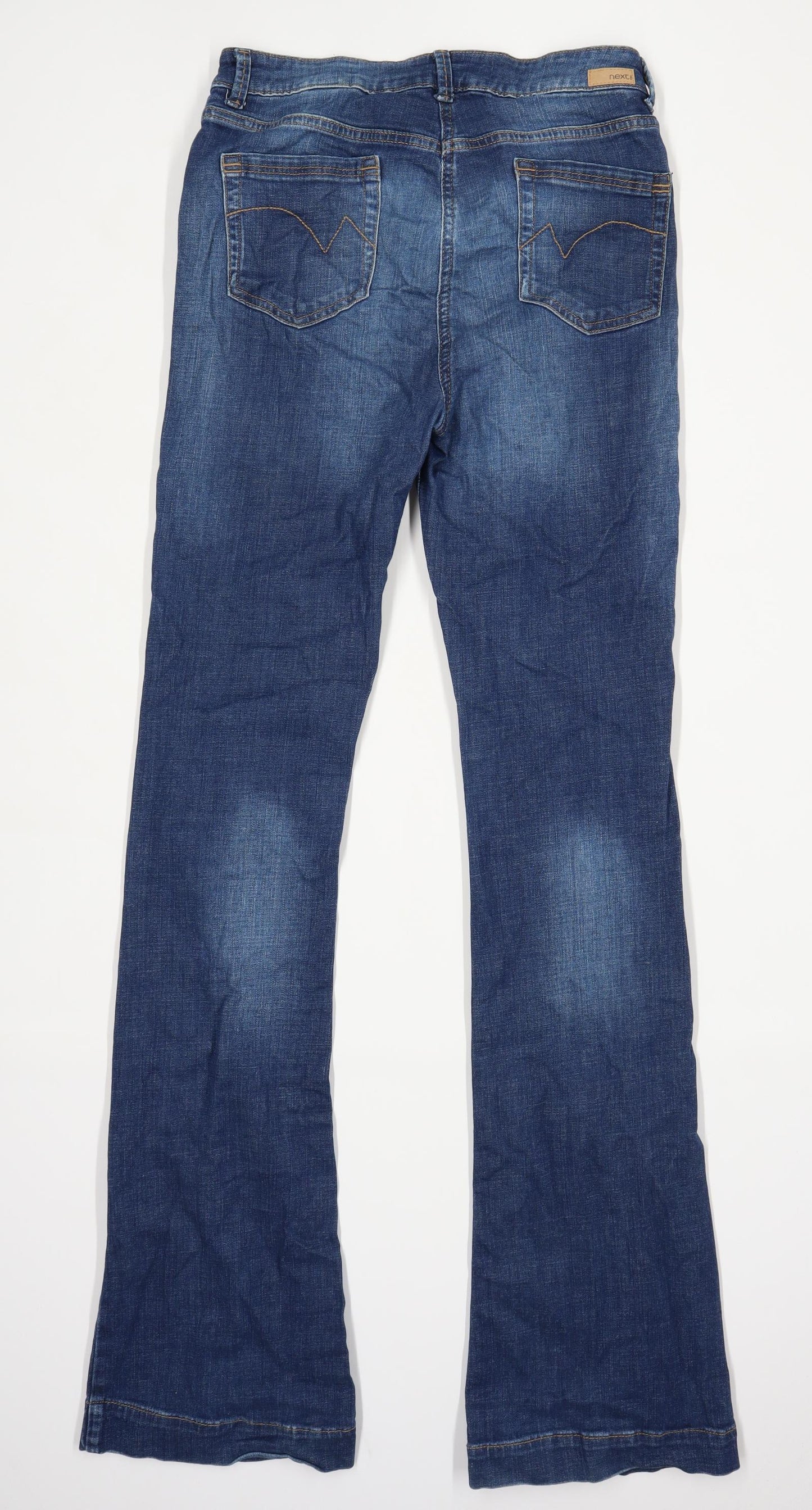 NEXT Womens Blue   Flared Jeans Size 10 L35 in