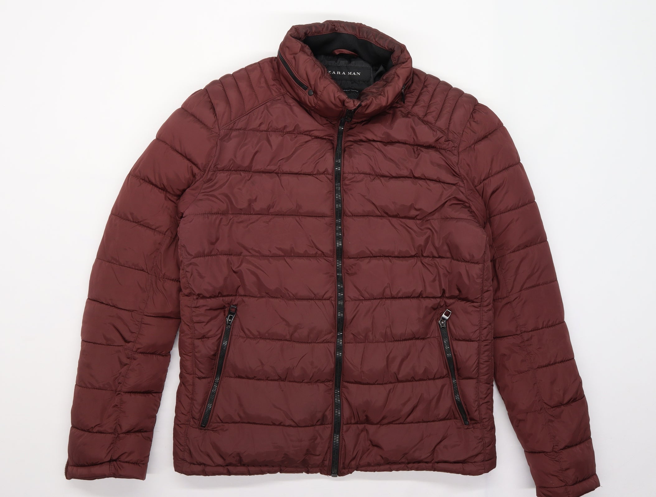 Zara man jacket sales red