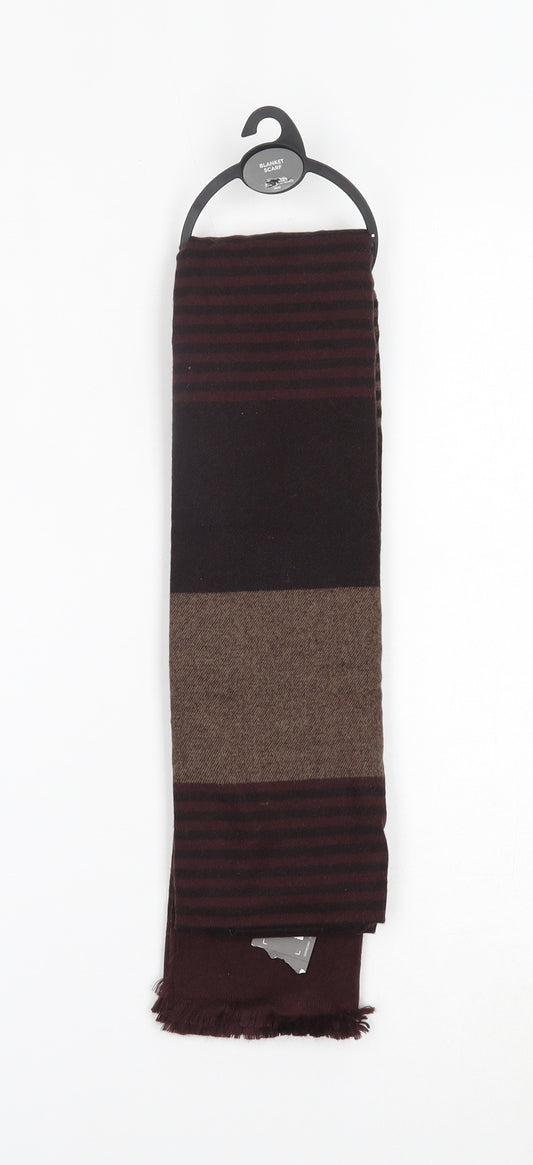 Marks and Spencer Unisex Brown   Scarf  One Size