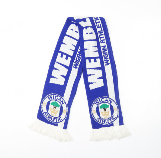 Wembley Mens Blue  Cotton Scarf  One Size   - Wigan athletic 2014