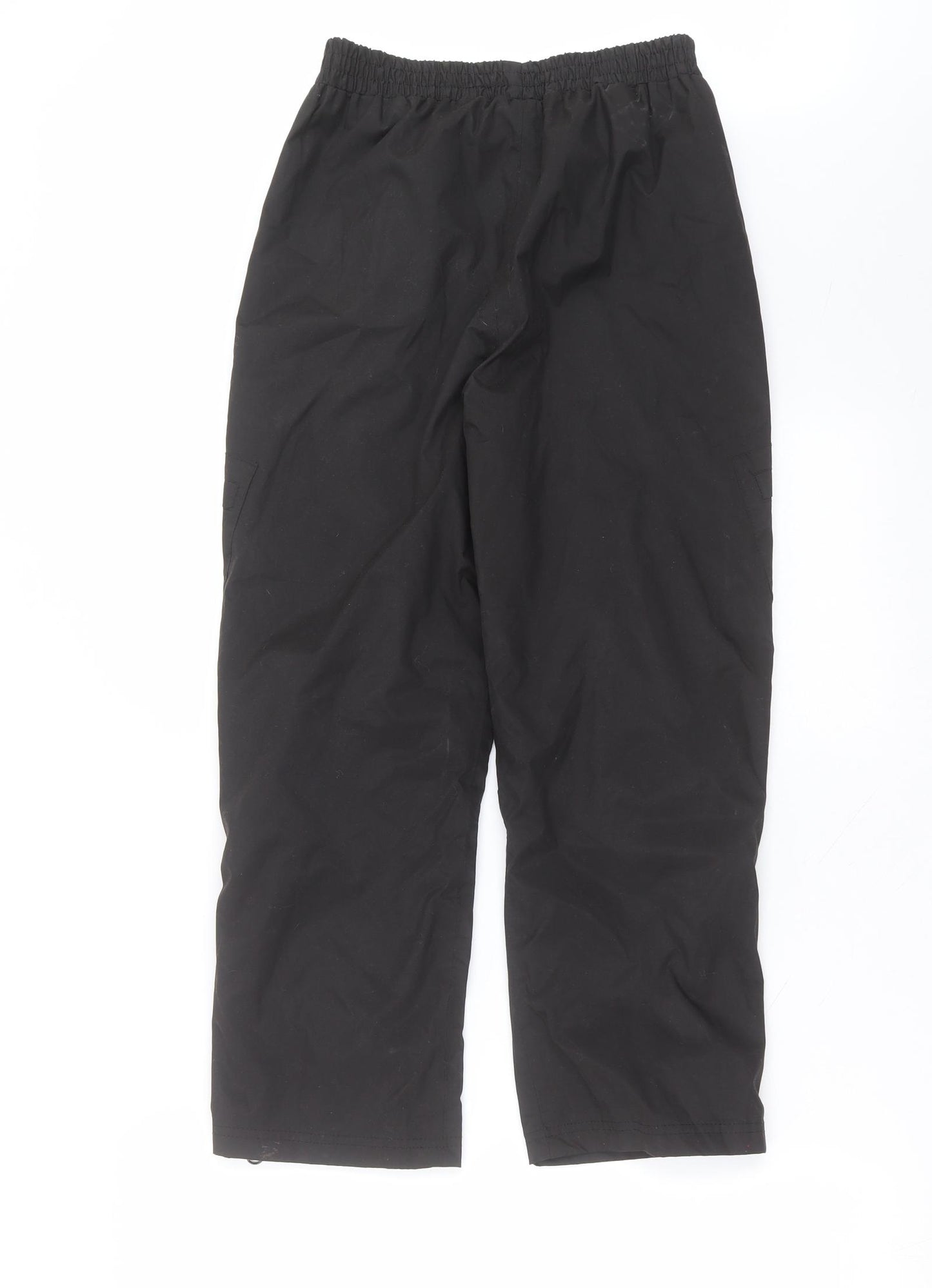 Peter Storm Boys Black  Polyester Jogger Trousers Size 9-10 Years  Regular