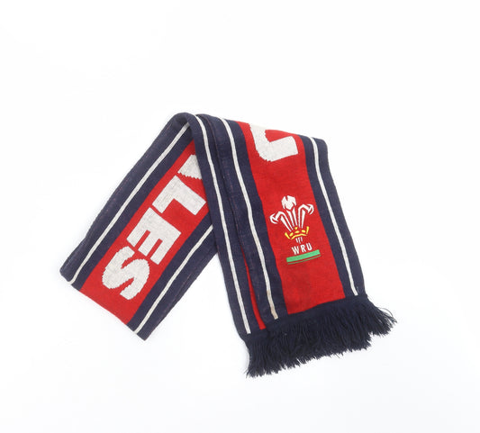 Welsh Rugby Union Mens Red  Acrylic Scarf  One Size   - Welsh Rugby Union