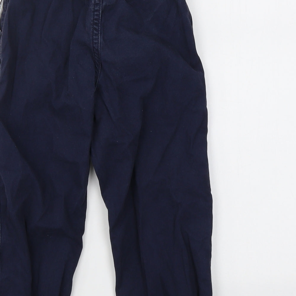 Gap Boys Blue  Cotton Chino Trousers Size 4 Years  Regular Tie