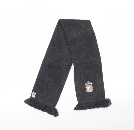 Liverpool FC Boys Grey Spotted Acrylic Scarf  One Size  - Liverpool FC