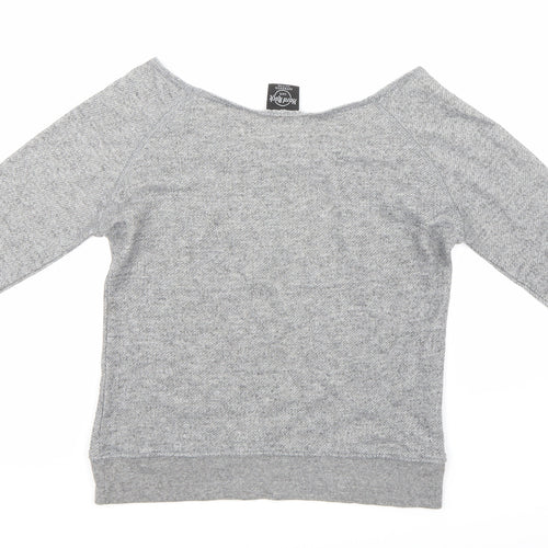 Hard Rock Cafe Womens Grey   Pullover Sweatshirt Size S