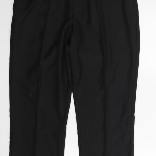 Perry Ellis Mens Black   Trousers  Size 34 L30 in