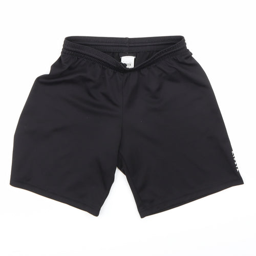 Kipsta Boys Black   Sweat Shorts Size 12 Years