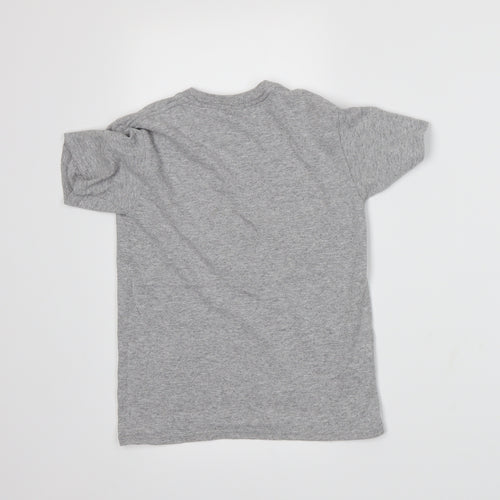 Delta Boys Grey  Jersey Basic T-Shirt Size S