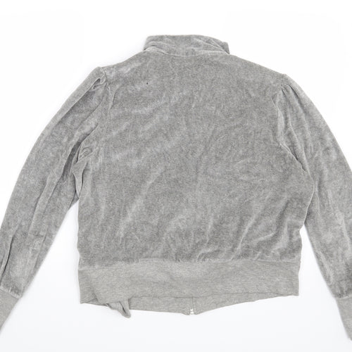 Basix Womens Grey   Full Zip Sweatshirt Size 18