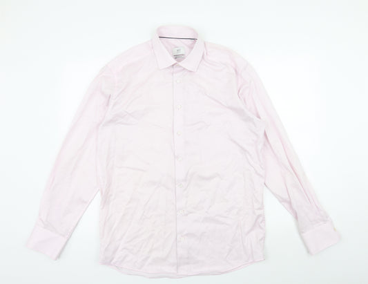 1863 Mens Pink    Dress Shirt Size 16.5
