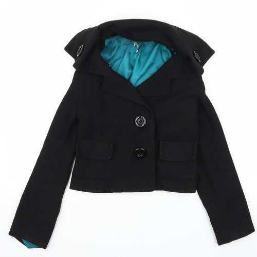 Stark Womens Black   Jacket Coat Size 10