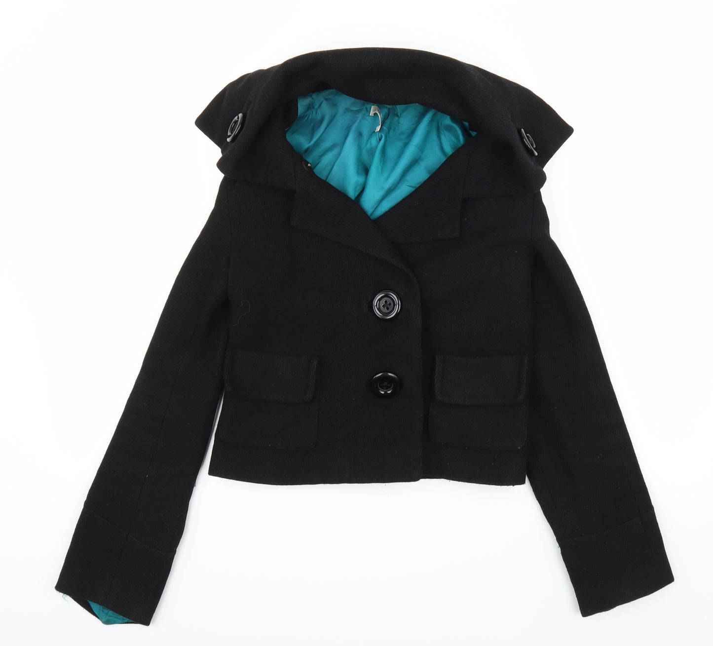 Stark Womens Black   Jacket Coat Size 10