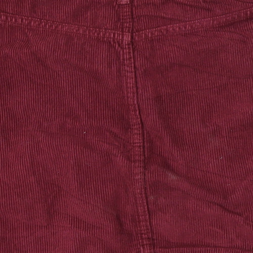Topshop Womens Purple   A-Line Skirt Size 8