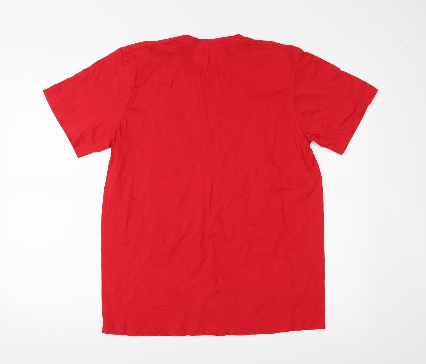Hanes Mens Red    T-Shirt Size M