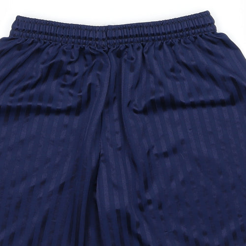 Preworn Mens Blue Striped  Sweat Shorts Size S