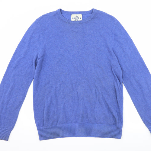 Guide London Mens Blue   Pullover Jumper Size M