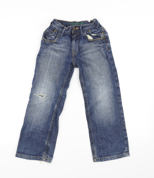 Duffer of St. George Boys Blue  Denim Straight Jeans Size 6 Years