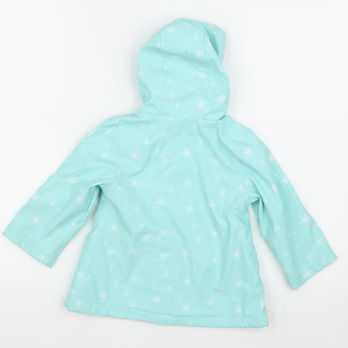Frozen Girls Blue   Rain Coat Coat Size 18-24 Months  - Frozen Elsa