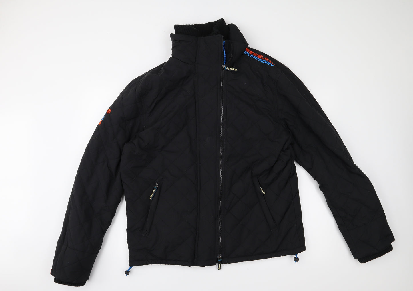 Superdry Mens Black   Jacket Coat Size 2XL