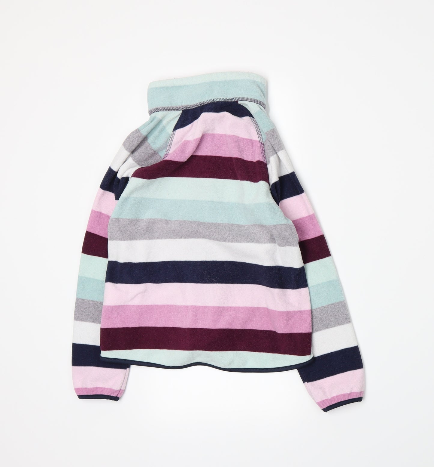 H&M Girls Multicoloured Striped  Basic Jacket Jacket Size 6-7 Years