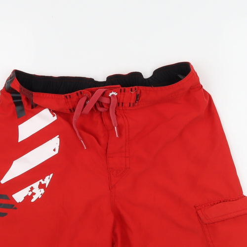 Quiksilver Boys Red   Sweat Shorts Size 16 Years