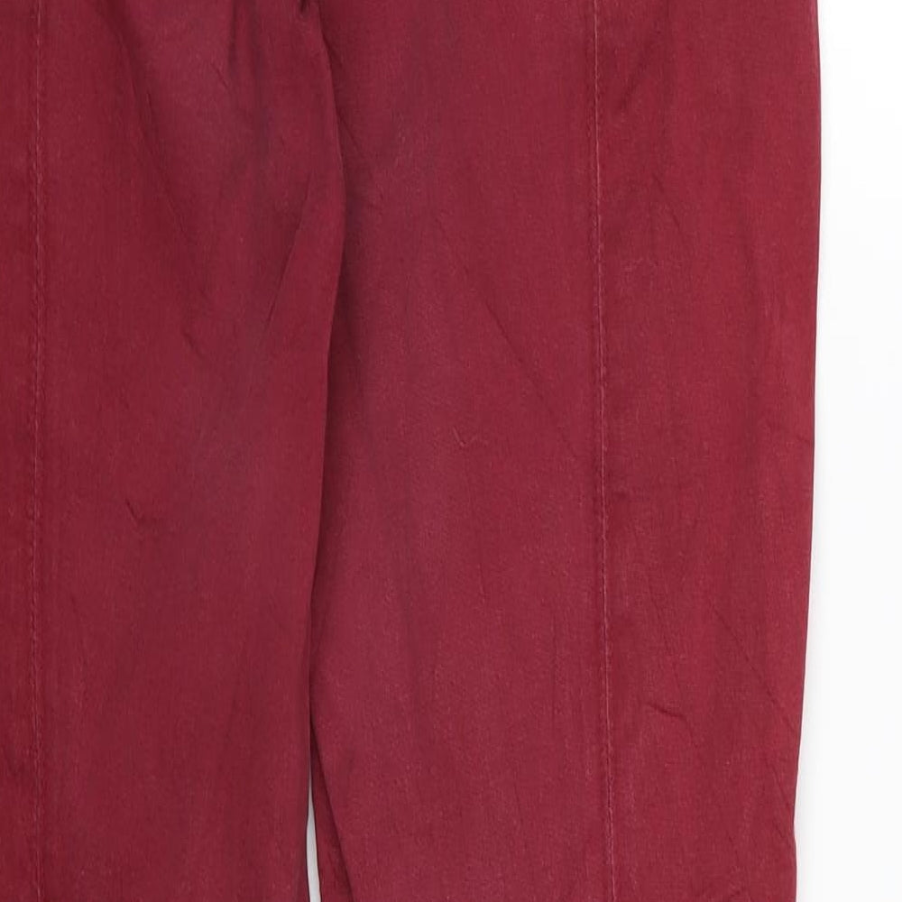 Dublin Womens Red  Denim Skinny Jeans Size 12 L29 in
