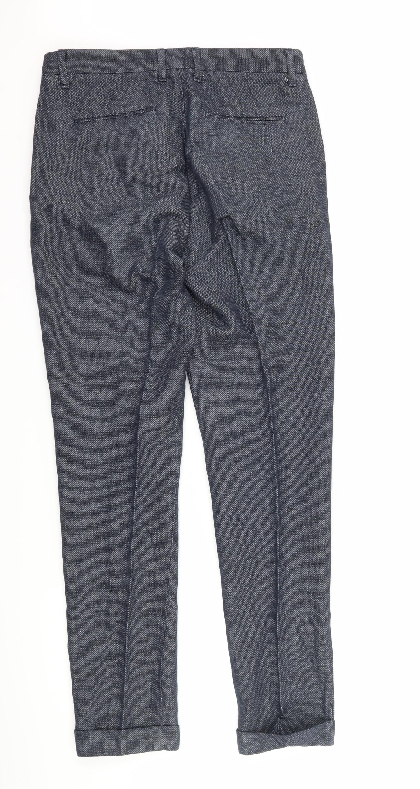 Sisley Womens Blue   Trousers  Size 10 L30 in