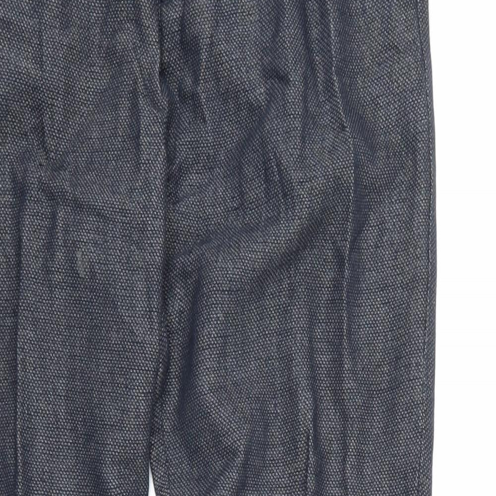Sisley Womens Blue   Trousers  Size 10 L30 in