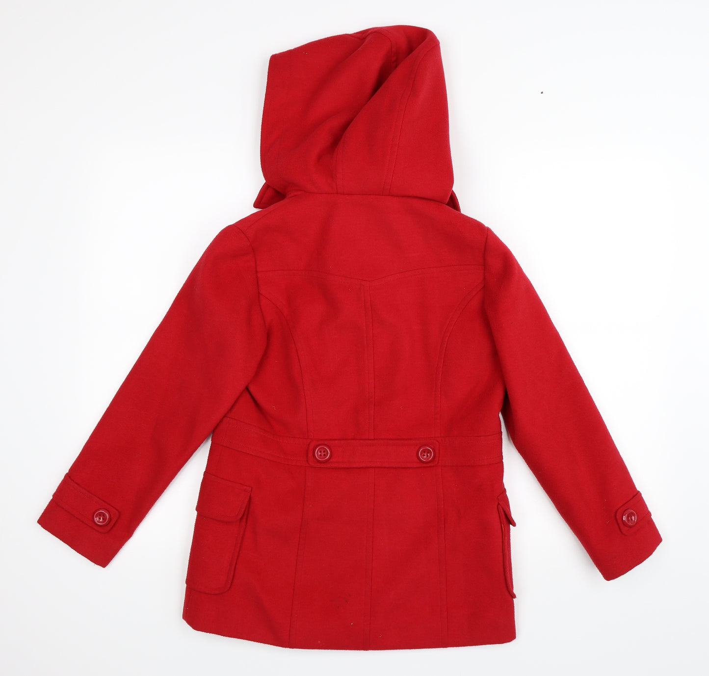 NEXT Girls Red   Pea Coat Coat Size 9-10 Years