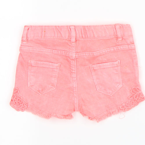 Zara Girls Pink   Cropped Trousers Size 18-24 Months  - Shorts
