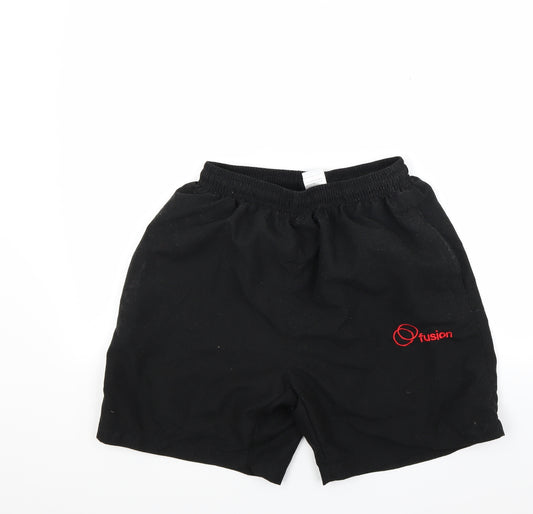 Aqua Mens Black   Bermuda Shorts Size M