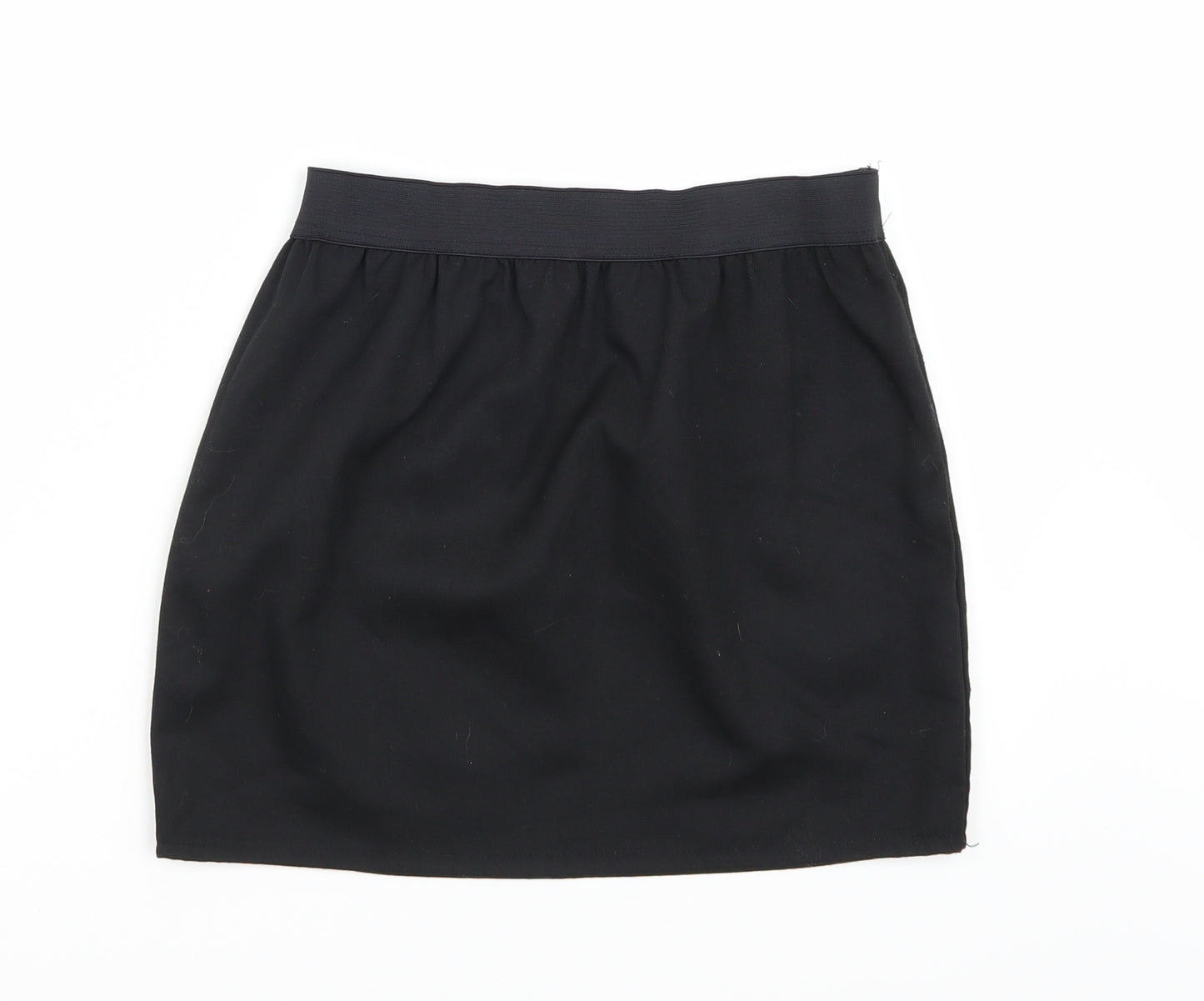 Preworn Womens Black   A-Line Skirt