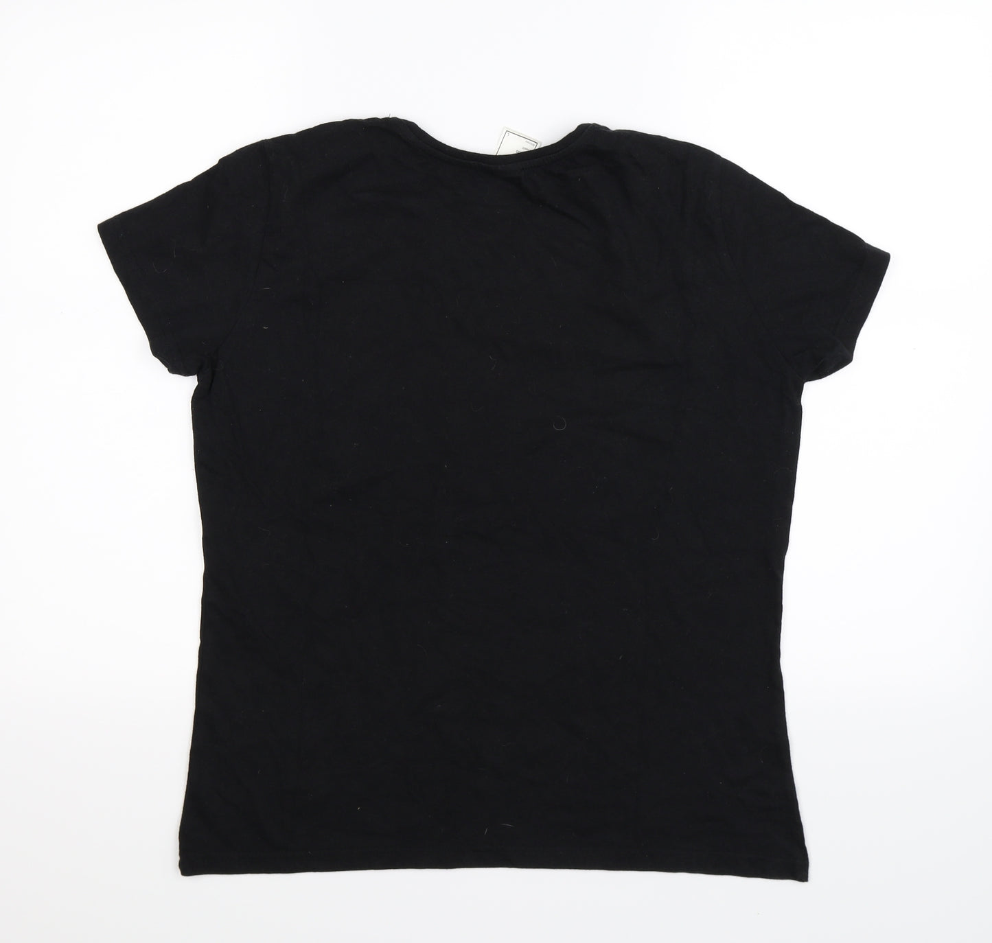 Stedman Womens Black   Basic T-Shirt Size L