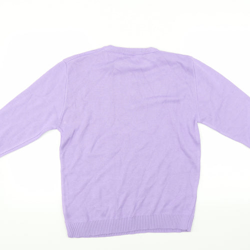 Rival Womens Purple   Pullover Jumper Size M