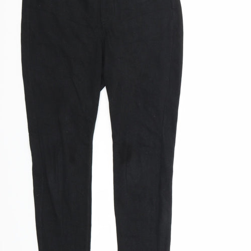 HUE Womens Black   Cropped Trousers Size M L28 in