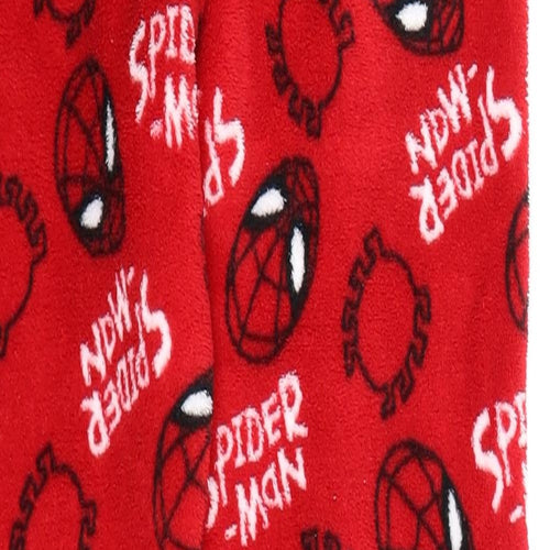 Primark Boys Red Fleece Lounge Pants Size 10-11 Years - Spiderman